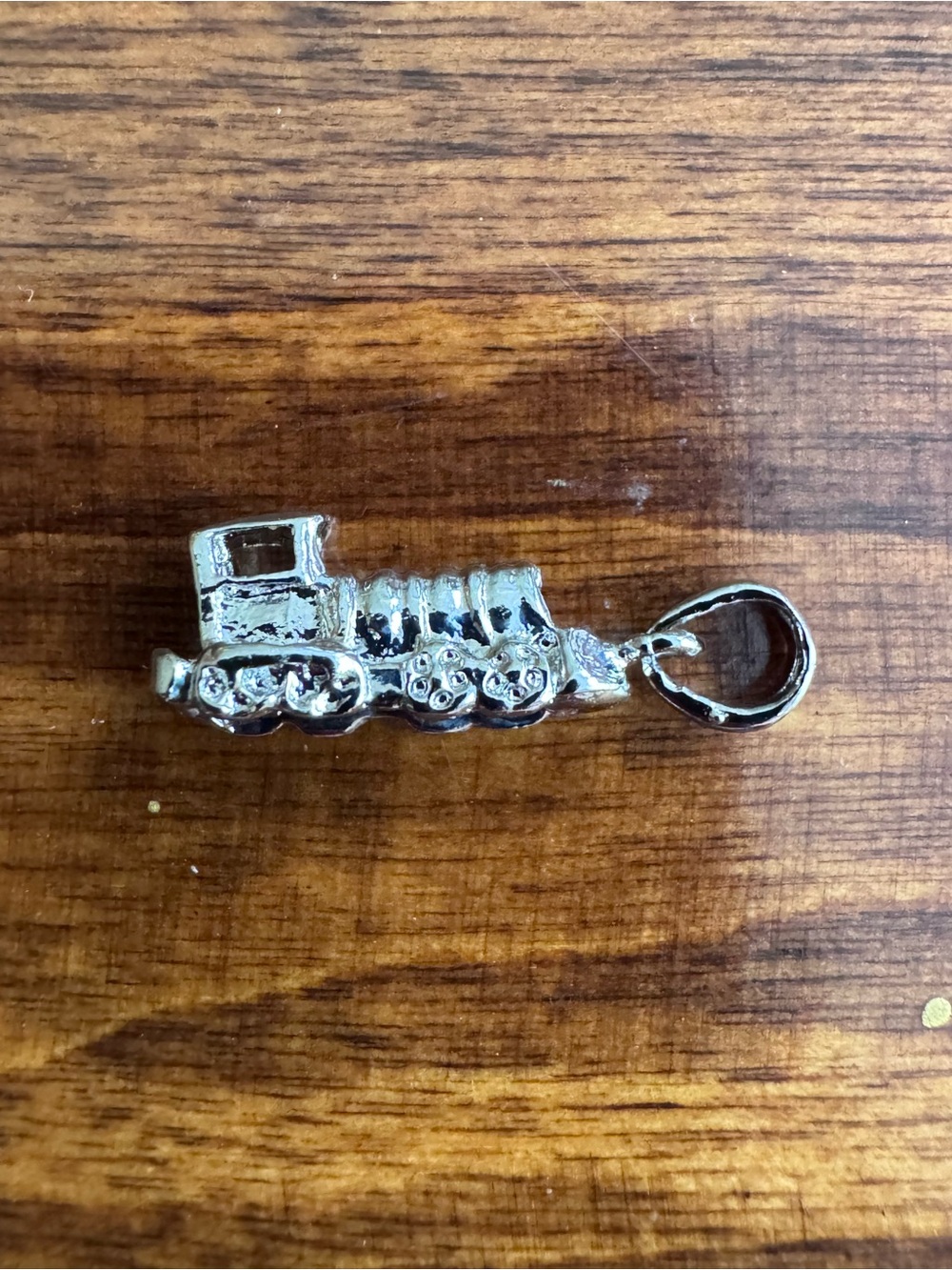 Silver Train Charm from Alaska